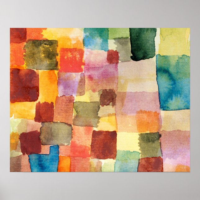 Namnlös (1914) av Paul Klee Poster (Framsidan)