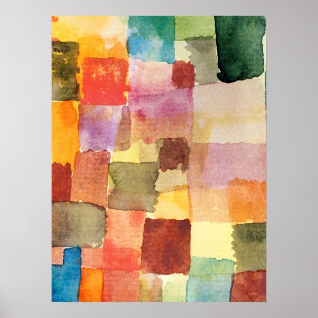 Namnlös (1914) av Paul Klee Poster (Framsidan)