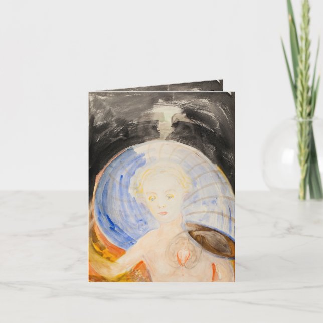 Namnlös, 1934 av Hilma af Klint Tack Kort (Framsida)