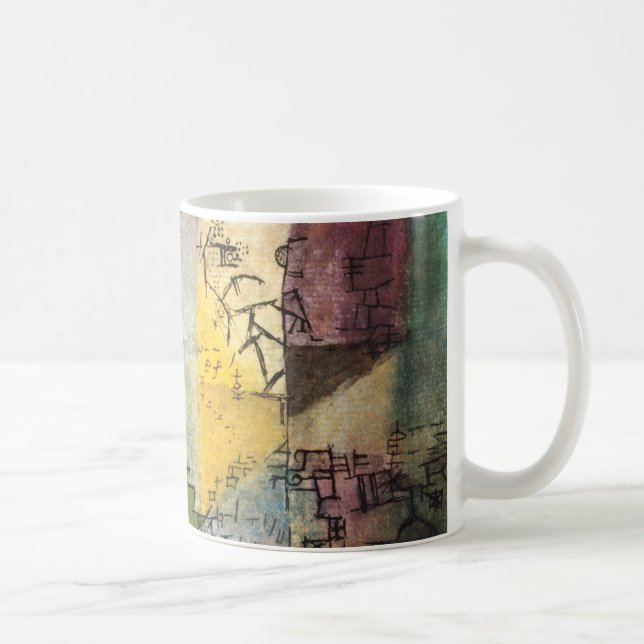 Namnlös 2 av Paul Klee, Abstrakt Art Kaffemugg (Höger)