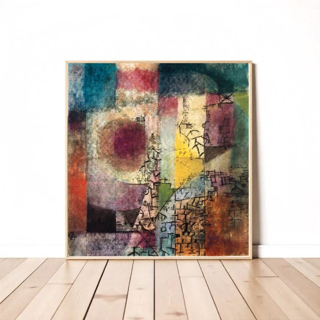 Namnlös 2 av Paul Klee, Abstrakt Art Poster (Skapare uppladdad)