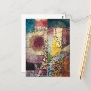 Namnlös 2 av Paul Klee, Abstrakt Art Vykort