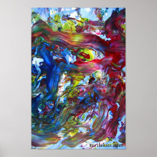 "Namnlös #9" Skriv ut av Koopa turturduken Poster