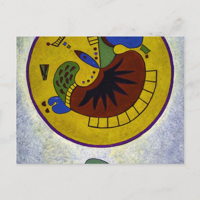 Namnlös, anka, 1944 av Wassily Kandinsky Vykort (Framsida)