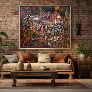 Namnlös (återuppbyggnad) av Paul Klee 1926 Poster