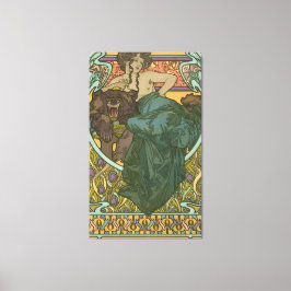 Namnlös av Alphonse Mucha (1902) Canvastryck