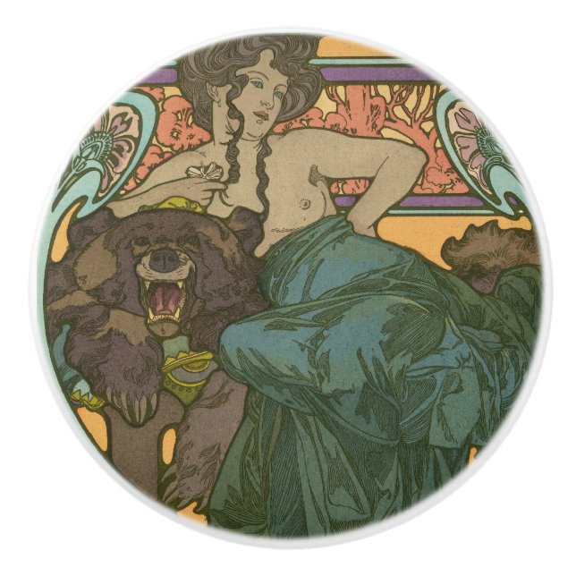 Namnlös av Alphonse Mucha (1902) Knopp (Framsidan)