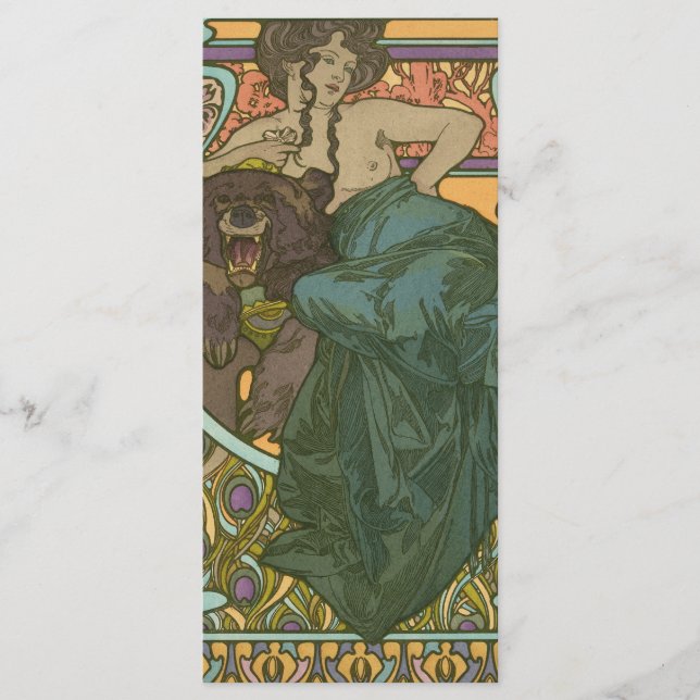 Namnlös av Alphonse Mucha (1902) Meny (Framsida)