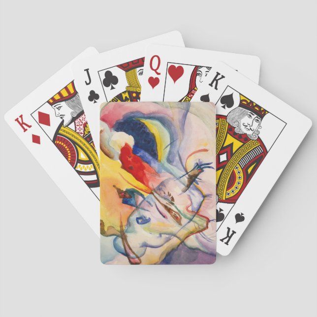 Namnlös av Wassily Kandinsky Casinokort (Baksidan)