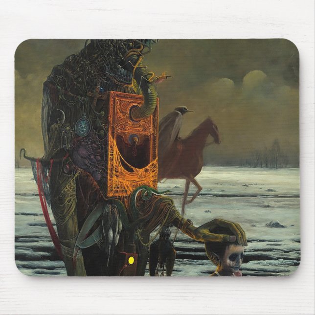 Namnlös (Guide) av Zdzislaw Beksinski Musmatta (Framsidan)