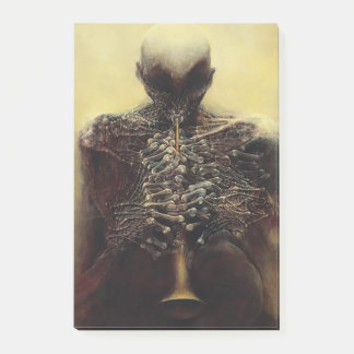 Namnlös (The Flutist) av Zdzislaw Beksinski Post-it Block
