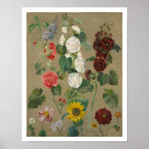 Namnlösa (Blommor) (olja ombord) Poster