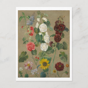 Namnlösa (Blommor) (olja ombord) Vykort