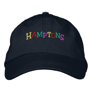Namnrop Nation_Hamptons-multifärgad Broderad Keps