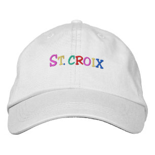 Namnrop Nation_St. Croix multi-färgad Broderad Keps