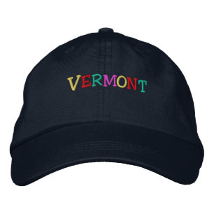 Namnrop Nation_Vermont-multifärgad Broderad Keps
