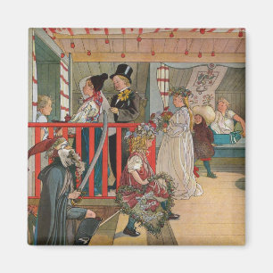 Namnsdagen av Carl Larsson Magnet