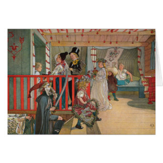 Namnsdagen vid Carl Larsson Hälsningskort