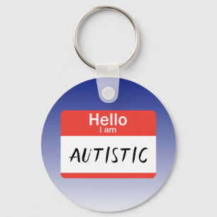 Namnskylt Autism Nyckelring