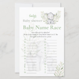 Namntävling för Bebis Liten Jordnöt Baby Shower-s