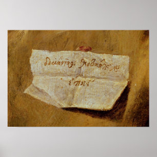 Namnteckning av El Greco Poster