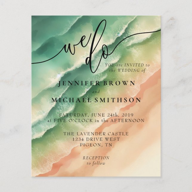 Namnteckning av havsbottenfärg Vi gör soligt Flygblad (Framsidan)