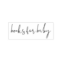 Namnteckning Bokar för skriptbrev för baby Stämpel
