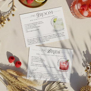 Namnteckning Cocktail Recipe för grundfärg & grund