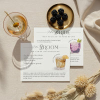 Namnteckning Cocktail Recipe för grundfärg & grund