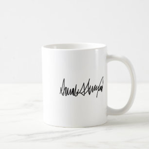 Namnteckning Donald John Trump Kaffemugg