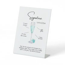 Namnteckning Drag Recept Pub-tecken | Mimosa Cockt