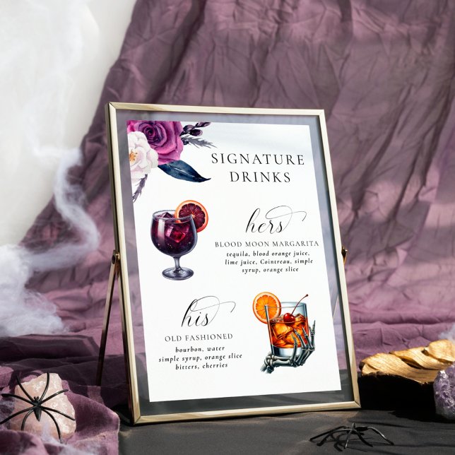 Namnteckning Drinks Lila & Black 'Til Death Poster (Skapare uppladdad)