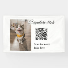 Namnteckning drycksskanning QR-kod lägga till matf