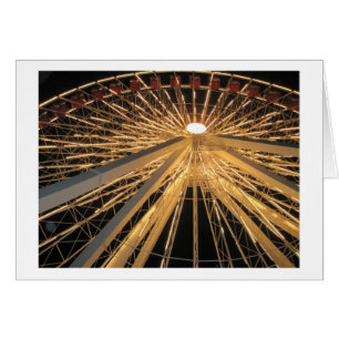 Namnteckning Ferris Wheel Hälsningskort