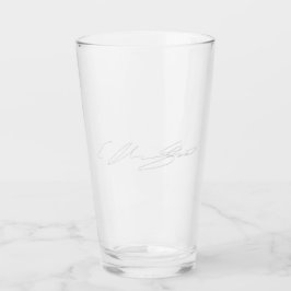 Namnteckning Glass Kopp