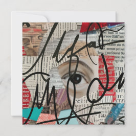 Namnteckning Julkort