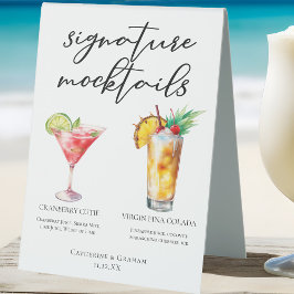 Namnteckning Mocktails Cranberry Cutie Piña Colada