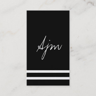 Namnteckning Monogram 2/Guld 2 Visitkort