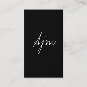 Namnteckning Monogram 2/Guld Visitkort