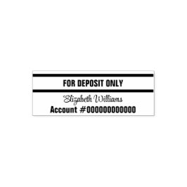 Namnteckning Namn-bankkontonummer endast för inlån Självfärgande Stämpel