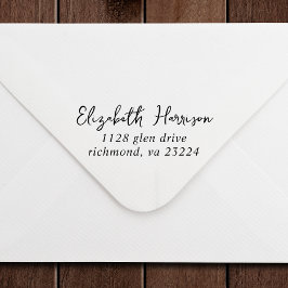 Namnteckning Namn Returadress Självfärgande Stämpel