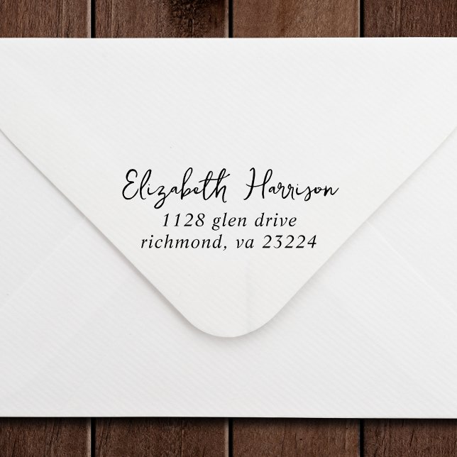 Namnteckning Namn Returadress Självfärgande Stämpel (Skapare uppladdad)