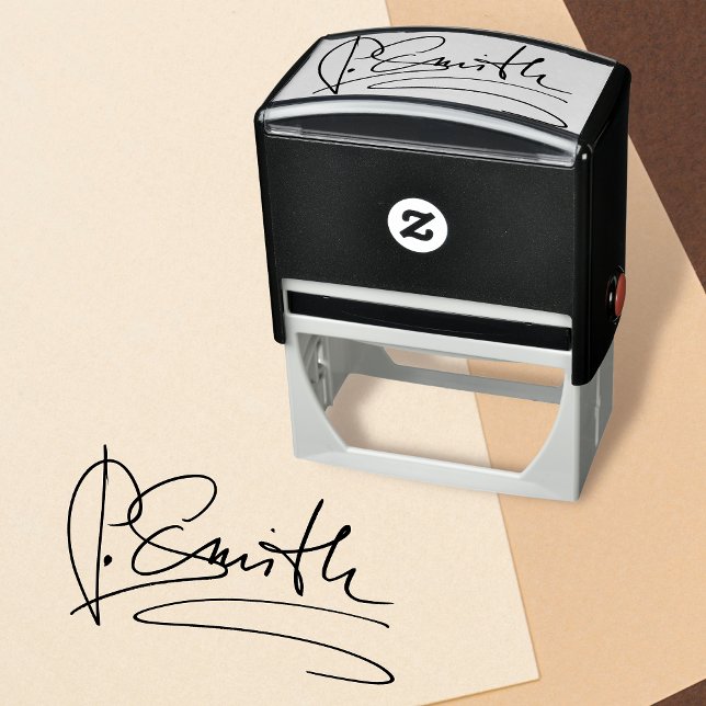 Namnteckning Personligen för egen Anpassningsbar Självfärgande Stämpel (Skapare uppladdad)