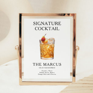 Namnteckning Poster snabbmeny