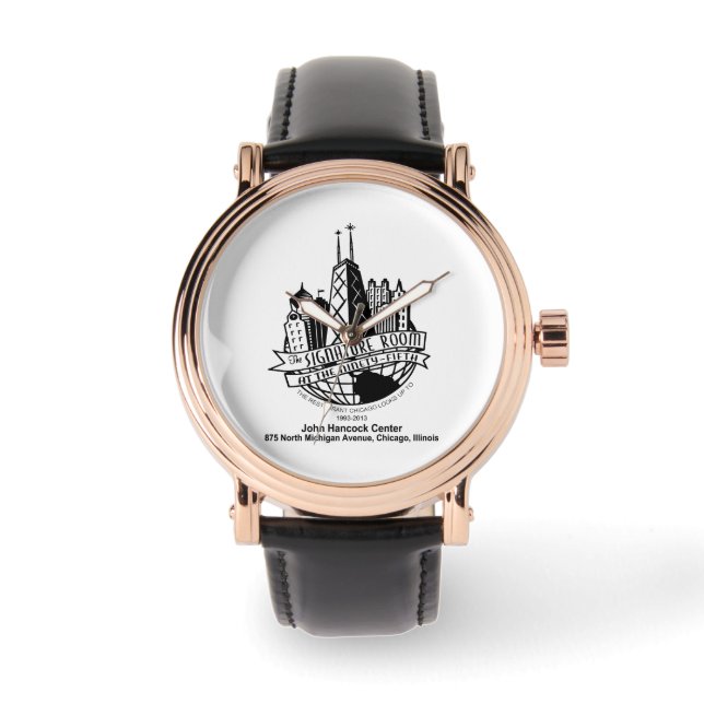 Namnteckning rum på 95:e, Chicago, IL Armbandsur (Framsida)