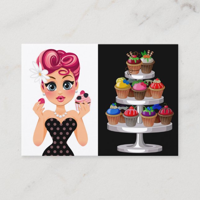 Namnteckning samlingsplats/bakverk visitkort (Framsida)