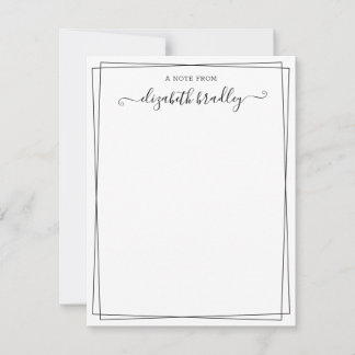 Namnteckning skript från anteckningskortets skrivb tack kort