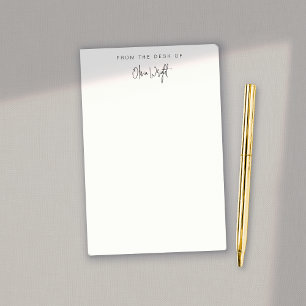Namnteckning skript, Professionell Post-it Block