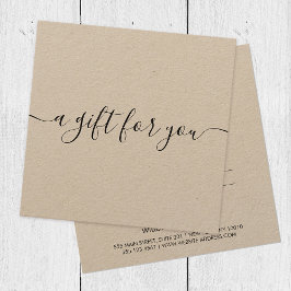 Namnteckning skriptcertifikat för Kraft-gåva