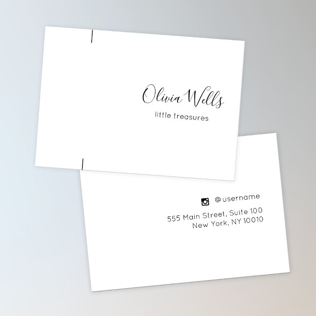 Namnteckning Visning av skriptpacelet eller Neckla Visitkort (Skapare uppladdad)